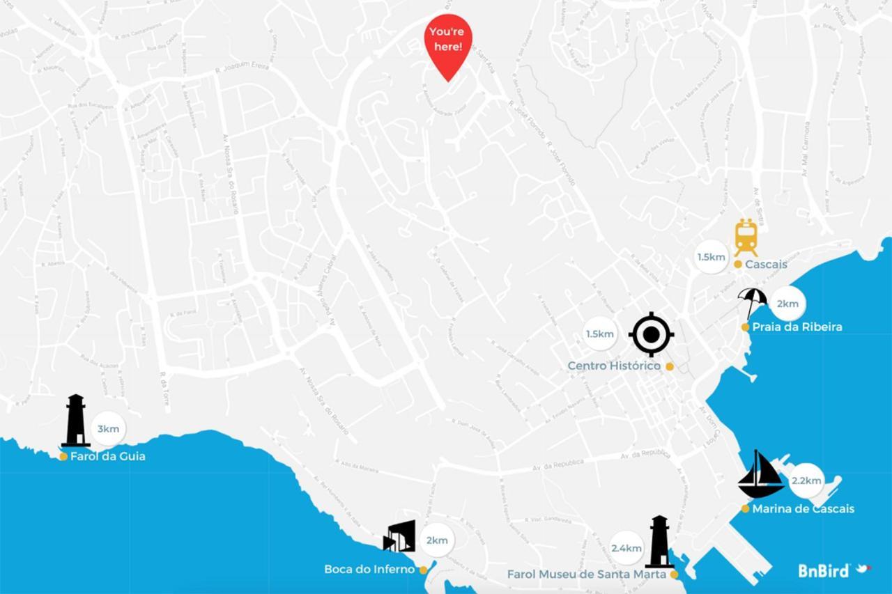 Appartamento Cascais Sunny With Ocean Views Esterno foto